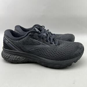 Brooks Ghost 11 Running Shoes Women Size 8 B Black Comfort Cushion Sneakers